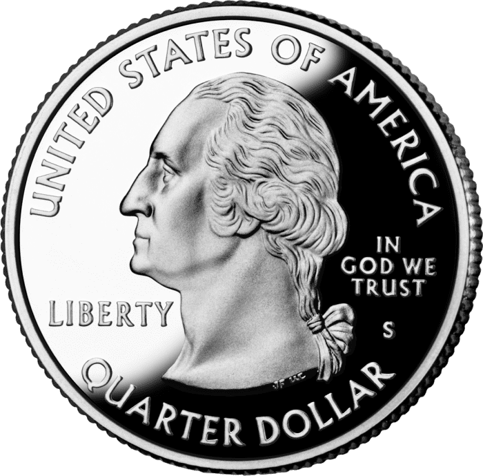 U. S. Mint - Image of George Washington - 2004 Proof Coin