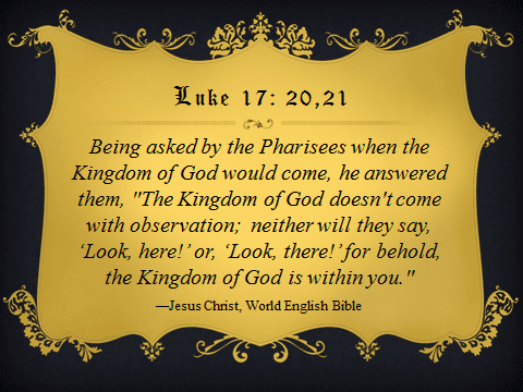 Where Is Heaven? If "the Kingdom is God is within you," will it become your NDE and NEE?