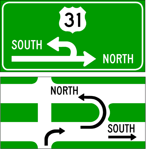 The Michigan Left Turn on Red