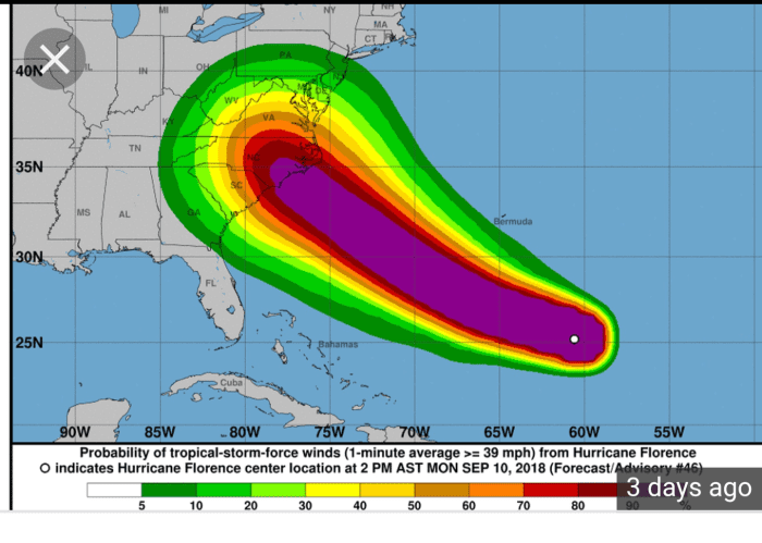 The original forecast showed us getting more effects, I'm certainly glad that is no longer the case!