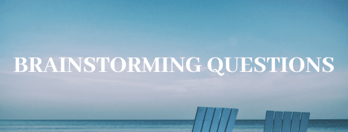 Use these questions to get the gears turning in your head so you can take notes about what you'd like to include in your speech.