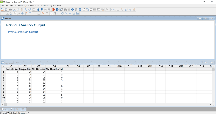 Pasting Data to Minitab: Note that there are other ways to transfer data into Minitab. Another simple way to get data into Minitab is by opening an Excel or text file within Minitab by choosing “file” then choose “open” to select a file.