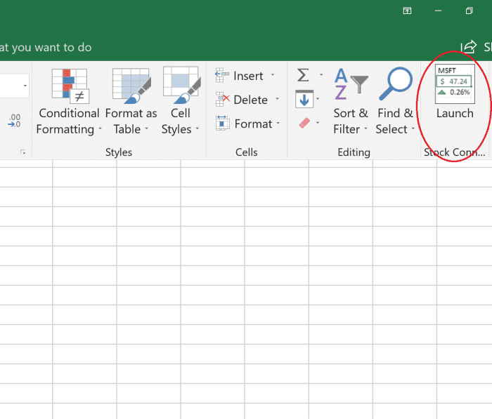 By default, the add-in will be located on the home tab and will appear on the far right-hand side of the ribbon.