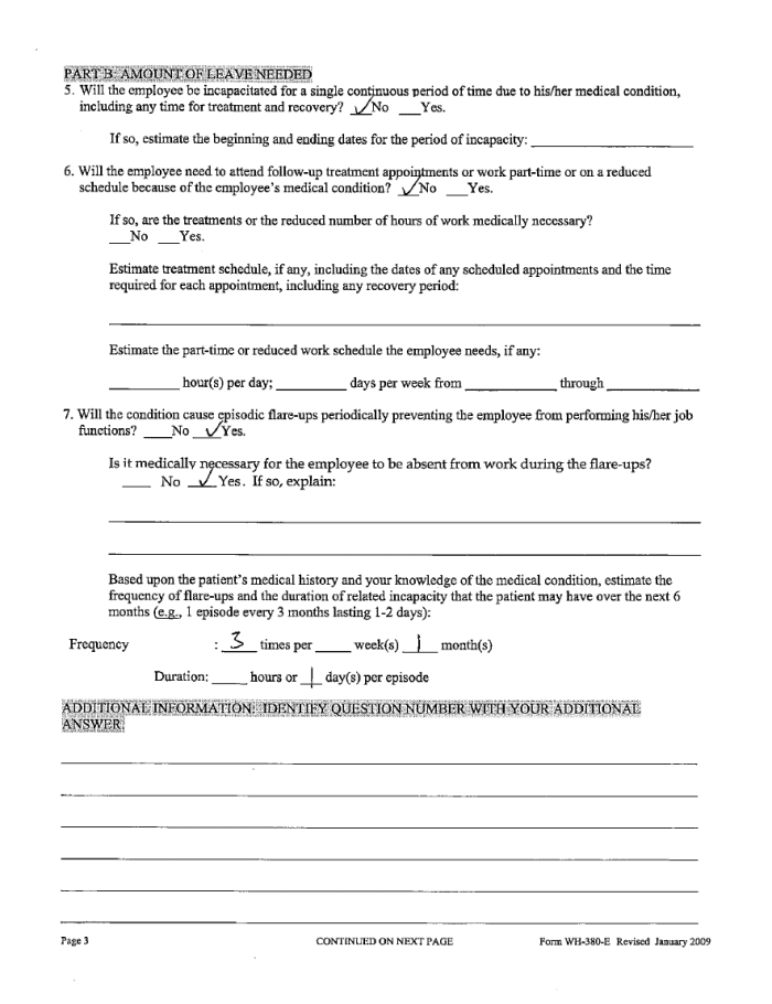 intermittent fmla form