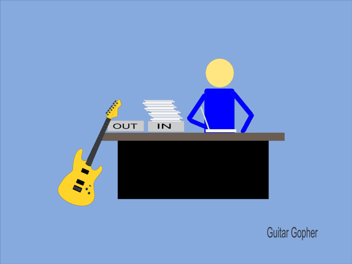  Abordez l'écriture de chansons comme une entreprise et vous pouvez être plus productif.