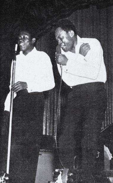 Sam & Dave in a Billboard ad for their single "Said I Wasn't Gonna Tell Nobody," September 17, 1966.
