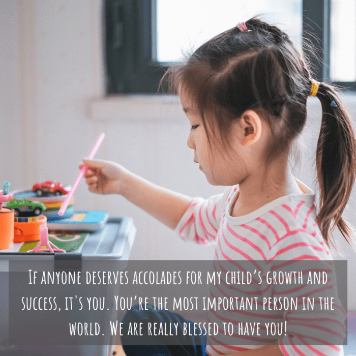 Those who educate young children are doing some of the most important work there is. Let them know how important they are!