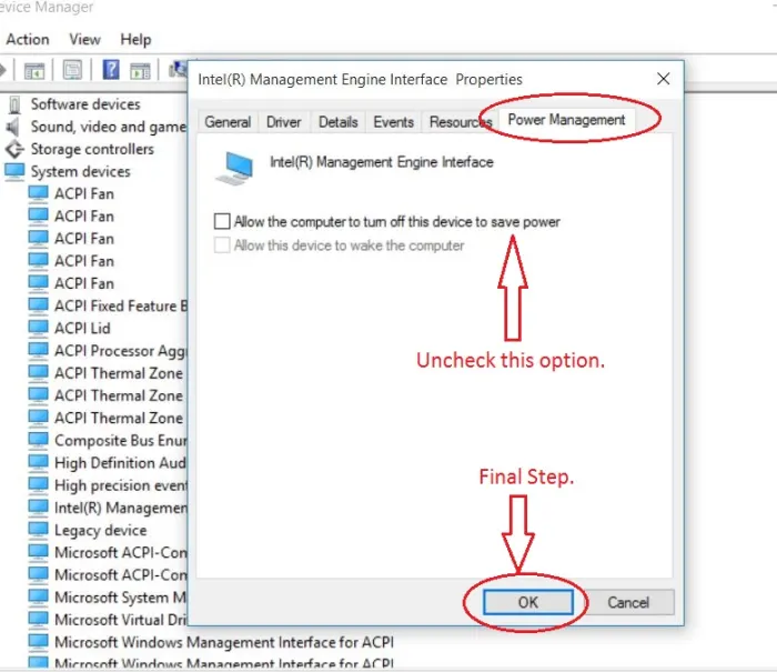 hp laptop wont shut down solution