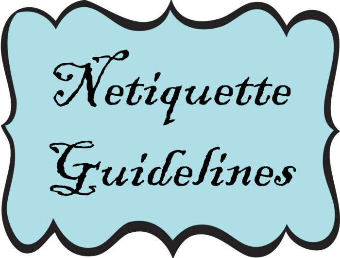 Online communication can, however, have it's pitfalls when general rules of etiquette are ignored. It is much easier to read into something with the wrong tone as there are no body cues to clarify meaning.