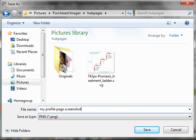 Choose the file type you want by clicking the little black down arrow on the line that says "save as file type"