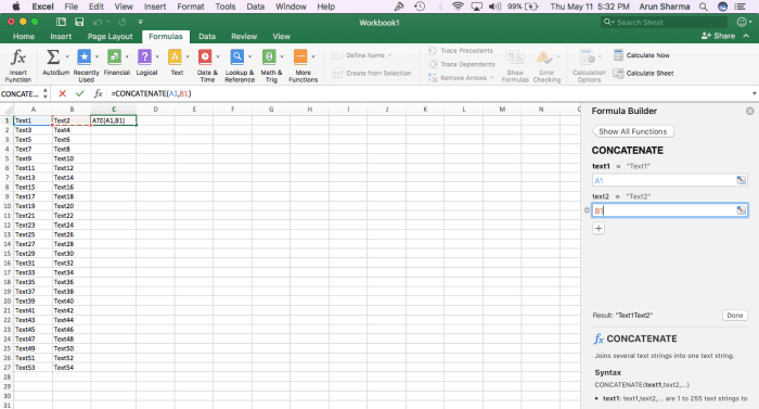 Tutorial on How to Concatenate in Excel - TurboFuture