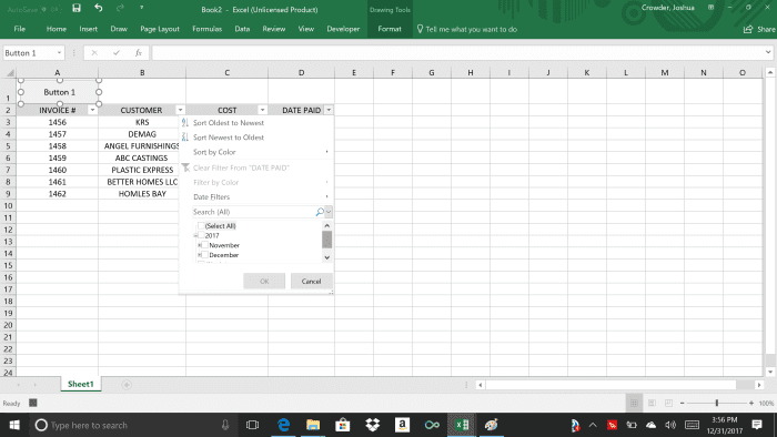 create-a-macro-button-in-ms-excel-2016-to-sort-data