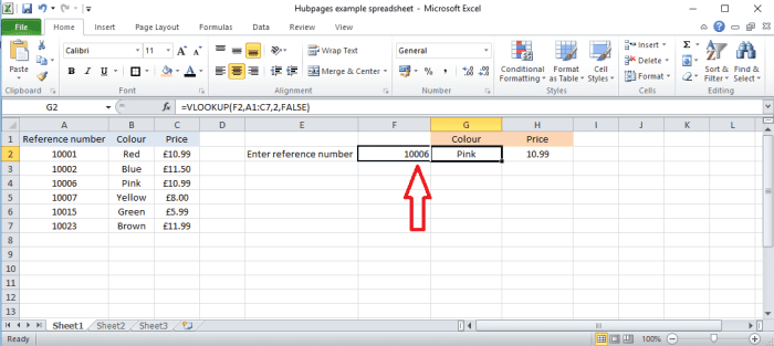 How To Use The Vlookup Function In Microsoft Excel Hubpages 7704