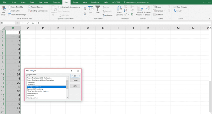 How to Use Microsoft Excel’s Data Analysis ToolPak for Descriptive ...