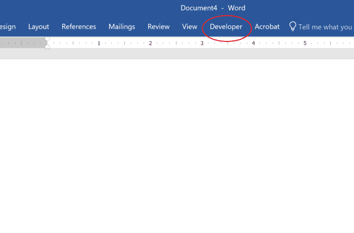 The Developer tab unlocks many Word options that will be at your disposal.