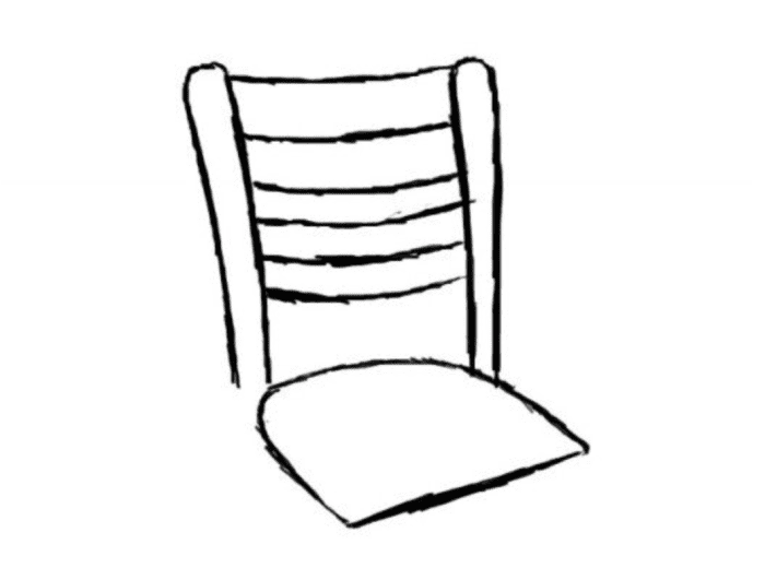 How to Draw a Chair - FeltMagnet