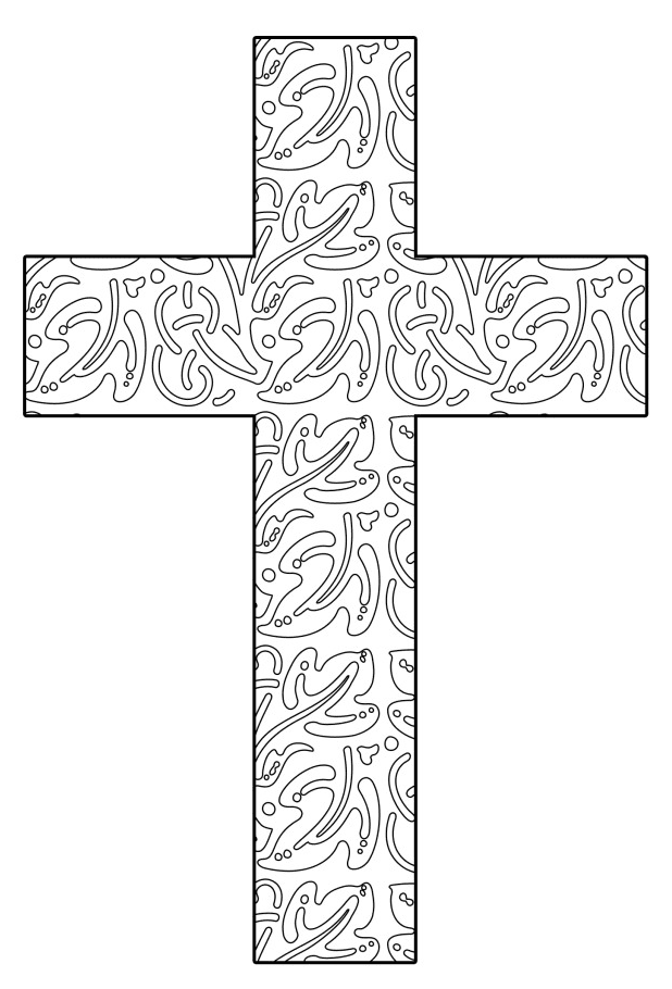 Free Printable Cross Coloring Pages