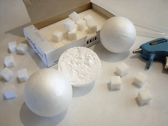Sugar cube igloo supplies