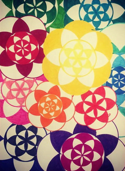 Seeds of Lives in other Seeds of Lives—using positive and negative space