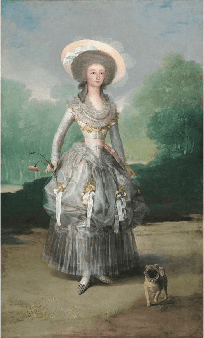 "The Marquesa de Pontejos" by Francisco de Goya (1786)
