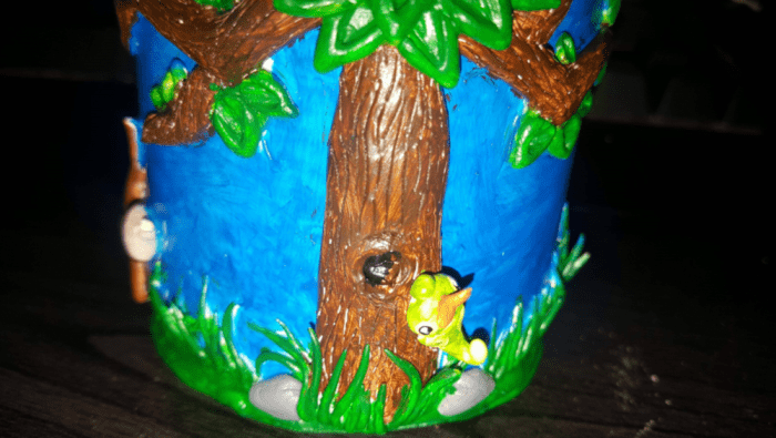 Caterpie Handmade Pokemon Pencil Holder 