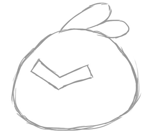 Step 3. Draw the eyebrows.