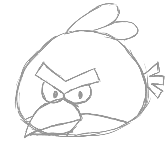 Step 6. Draw the tail.