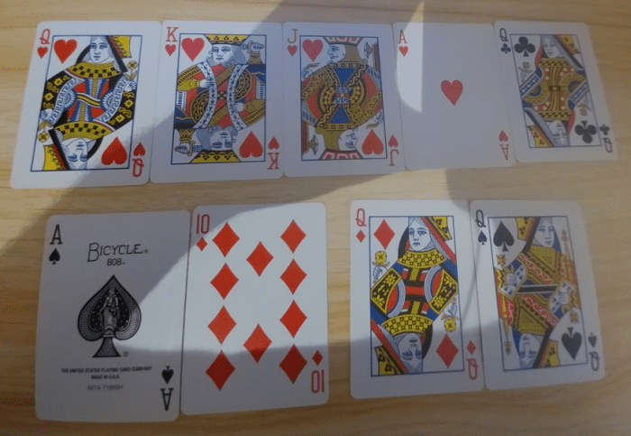 You will often lose straights this way if you play them.
