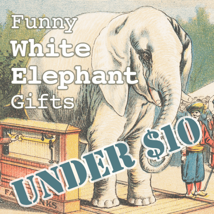 Funny White Elephant Gifts Under $10