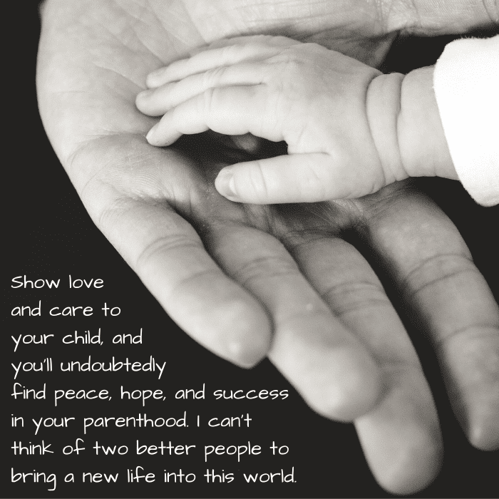 Going through pregnancy and childbirth is quite the ordeal. Let your friends know how well they did and how much you support them!