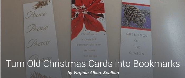 Choose designs that can be cut into slim strips just like bookmarks. You can punch a hole into the top and tie a ribbon or yarn for extra ornamentation or just use them without that.