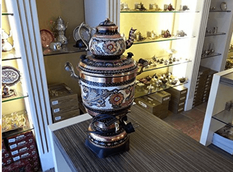 If you were searching for a home decor to please your decor obsessed mom, it is here- A beautiful electric tea machine.