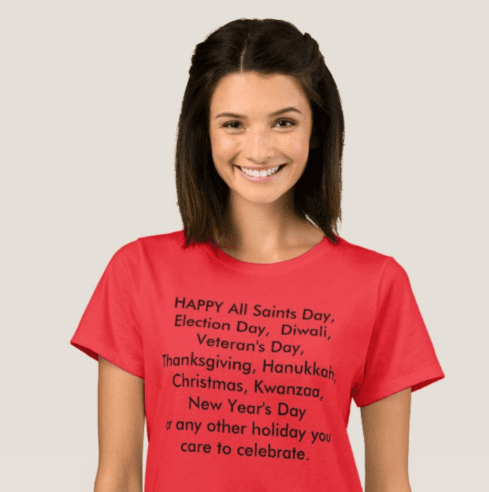 I even designed this shirt for myself using the Zazzle site so I could get my message out.