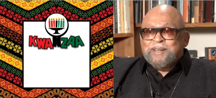 Dr. Maulana Ndabezitha Karenga invented the African-American holiday of Kwanzaa amid the aftereffects of the Watts riots.