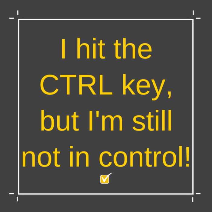 Technological email sign-off: I hit the CTRL key, but I'm still not in control!