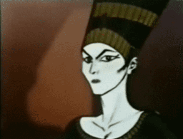 One of the most frequent villains opposing the Starduster, Queen Zora, who bears a striking resemblance to Queen Nefertiti.