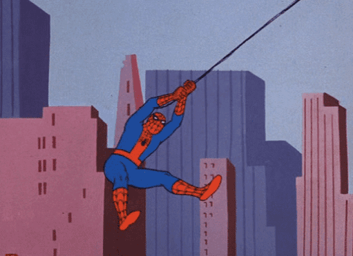 The 60's Spider-Man cartoon made very heavy use of stock animation, especially of Spider-Man swinging.