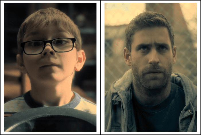 Julian Hilliard and Oliver Jackson-Cohen as Luke Crain in 'The Haunting of Hill House' season 1 (2018), a Netflix Original Series.