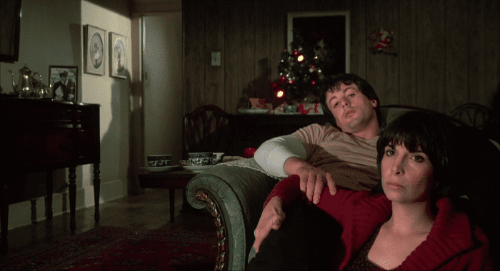 The film is as much about the unconventional relationship between Rocky and Adrian as it is about the big fight.