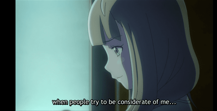 I thought the lighting here was pretty good. Hinata’s in a pretty blue mood. The room reflects that nicely.