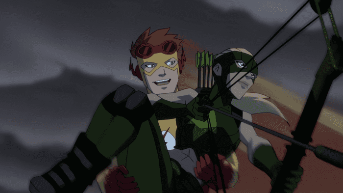 Kid Flash isn't around much in season two, but Artemis gets a key role in the plot's development. (Screencap courtesy of Warner Bros.)