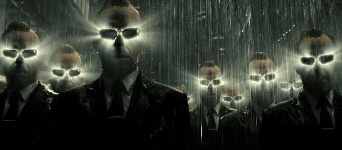 After vanquishing Neo (winning), Agent Smith and his copies no longer have a reason to exist. As a result, they explode and vanish.