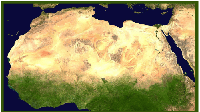 At the end of the last Ice Age, the Sahara Desert was just as dry and uninviting as it is today. But sandwiched between two periods of extreme dryness were a few millennia of plentiful rainfall and lush vegetation.