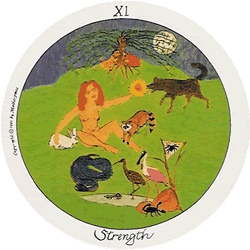 The Goddess Brigid of Ireland shows that gentleness and kindness are both parts of Strength.