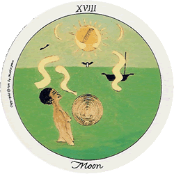 The Moon is about changes that we choose to make ourselves, though it can be a period of confusion.