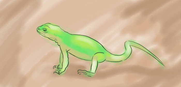 A lizard maintains all of a Scorpio's key personality traits, but displays them in a calmer and more mature manner.