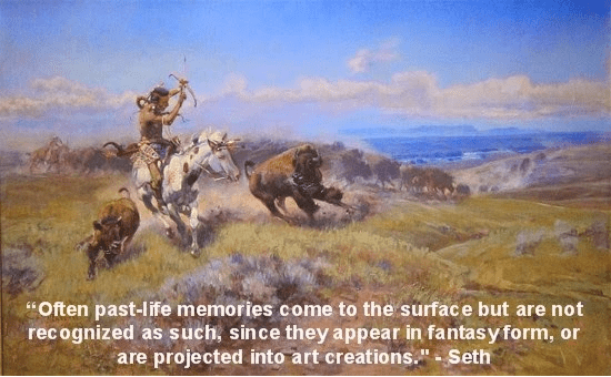 Seth was a spirit entity who spoke through a woman called Jane Roberts. The whole series of books is fascinating. Her husband and other witnesses heard it all, so it was not a hoax.