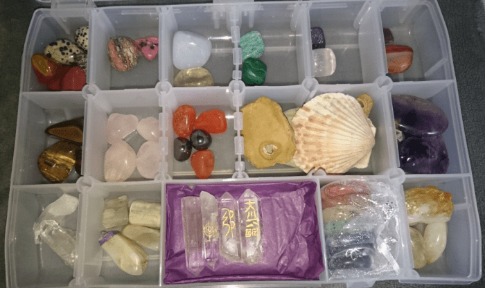 Crystals vary greatly in size, shape, appearance and composition.