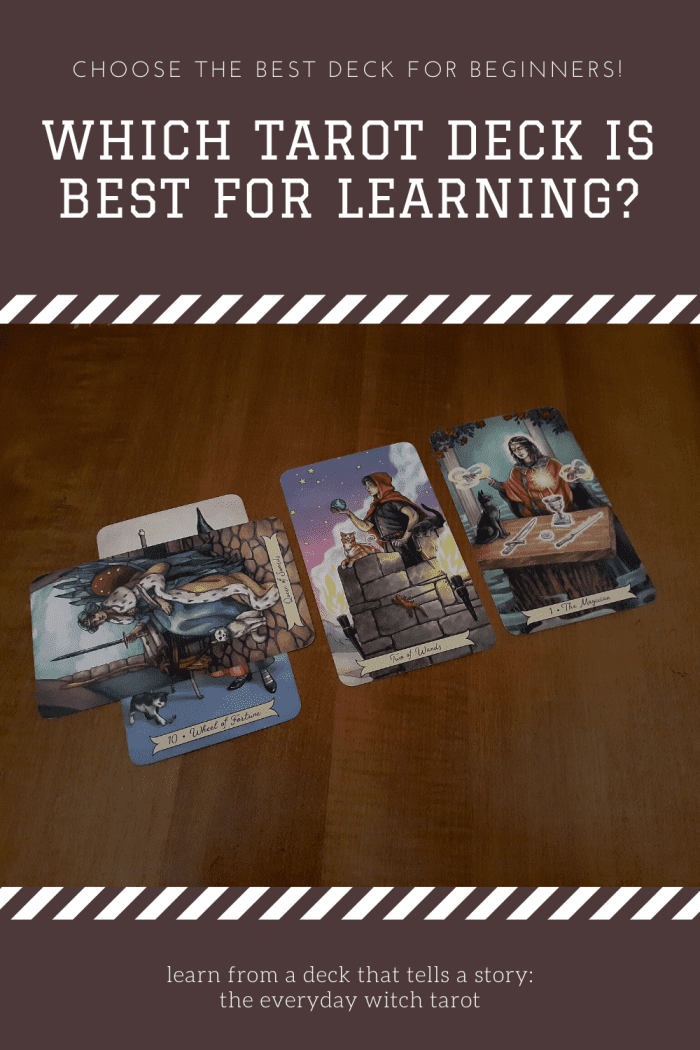 A great beginner tarot deck tells a discernible story and makes it easy to put the pieces of the reading together.