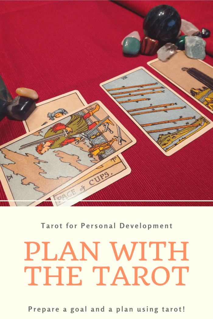 Use tarot to predict whether your goals will succeed with these straight forward steps to refining your goals and your plan.